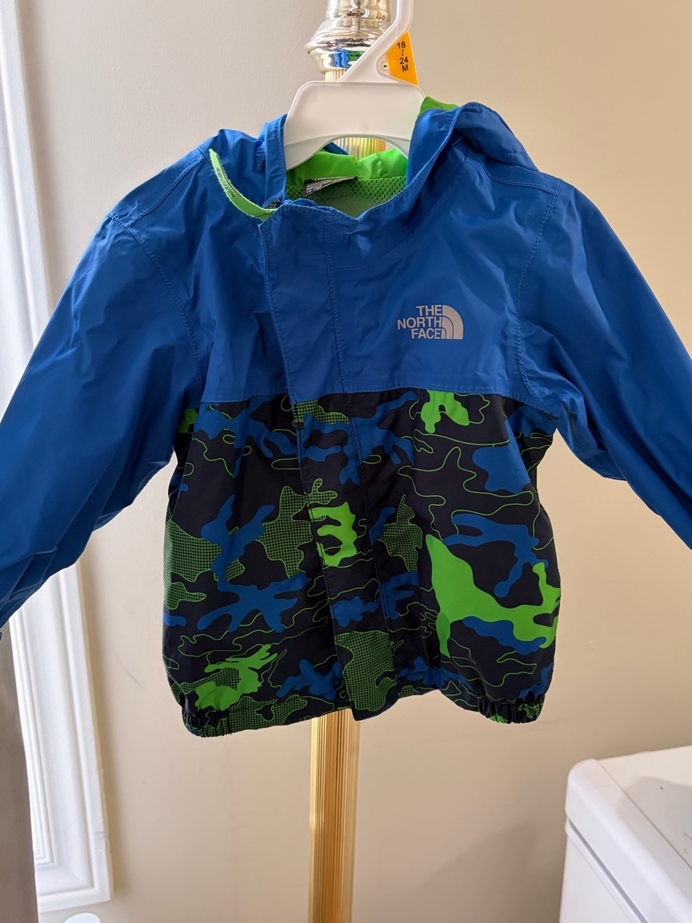 The North Face Blue baby rain Jacket